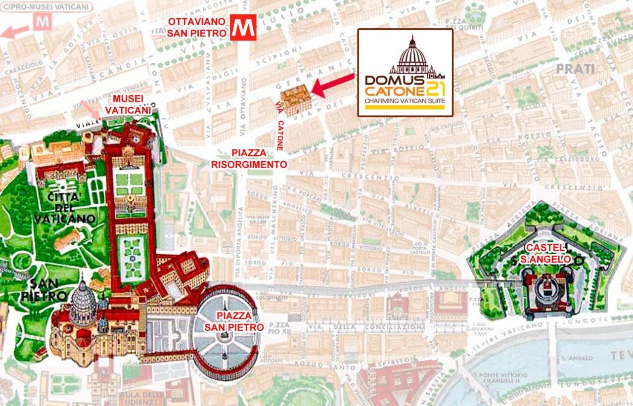 Domus Catone Leilighet Roma Eksteriør bilde
